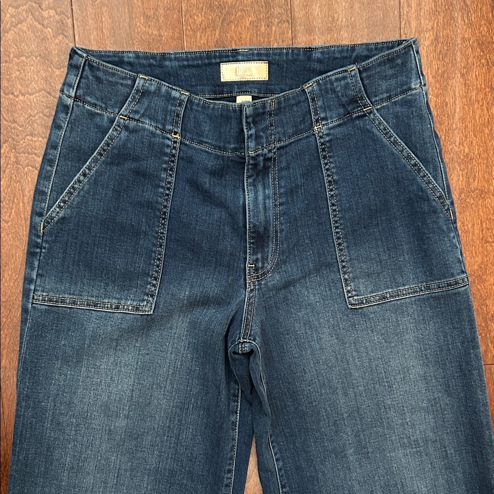 Kut from the Kloth Dark Blue Wide Leg Jeans - Picture 3 of 11
